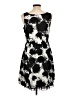 Kensie Graphic Black Cocktail Dress Size L (estimated) - photo 2