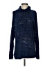 Rafaella Blue Turtleneck Sweater Size S - photo 1