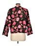Forenza Floral Black 3/4 Sleeve Blouse Size L - photo 2