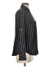 MICHAEL Michael Kors 100% Polyester Stripes Black Long Sleeve Blouse Size M - photo 4