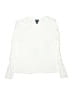 Scoop Ivory Long Sleeve Top Size 4 - 6 - photo 1