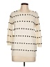 J.Crew Factory Store Polka Dots Ivory Pullover Sweater Size L - photo 1