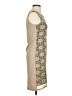 Elle Graphic Tan Cocktail Dress Size S - photo 4