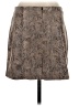 Gilli Animal Print Brown Faux Leather Skirt Size S - photo 2