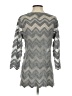 Travelers by Chico's Chevron-herringbone Gray Pullover Sweater Size Sm (0) - photo 2