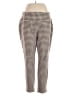 Worthington Houndstooth Brown Casual Pants Size 16W - photo 1