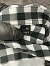 Unbranded Checkered-gingham Black Long Sleeve Button-Down Shirt Size XL - photo 7