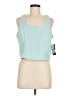 Maison Tara 100% Polyester Teal Sleeveless Top Size 8 - photo 1