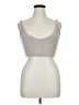 Fashion Nova 100% Polyester Silver Tube Top Size XL - photo 1
