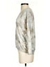 Lauren Vidal 100% Cotton Tie-dye Tan Pullover Sweater Size S - photo 5