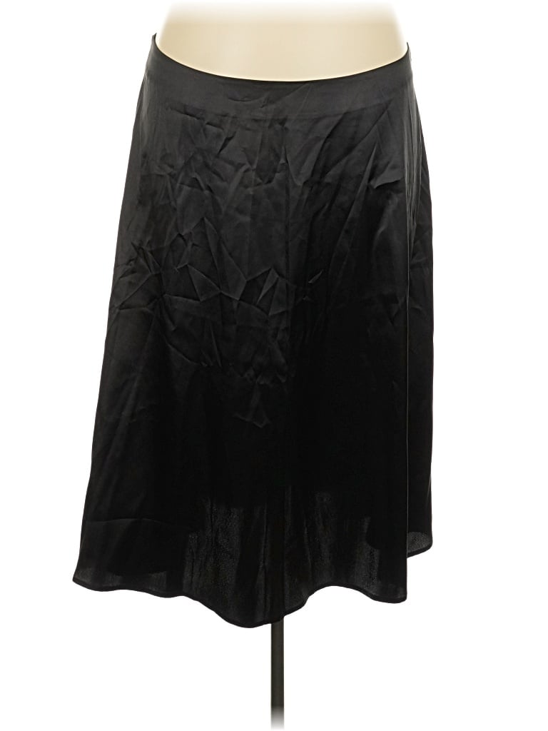 Pre-owned Shein Curve Formal Skirt In Black