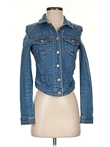 Aqua Denim Jacket (view 1)
