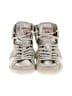 True Religion 100% Leather Metallic Silver Sneakers Size 6 - photo 2