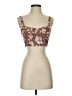 B.O.G Collective 100% Polyester Brown Tank Top Size XS - photo 1