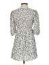 Assorted Brands 100% Viscose Polka Dots Ivory Casual Dress Size XS - photo 2