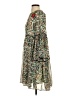 Assorted Brands Print Green Casual Dress Size 4 - photo 5