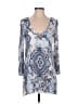 Millibon 100% Rayon Paisley Blue Casual Dress Size S - photo 1