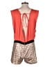 C. Luce 100% Polyester Orange Romper Size M - photo 2