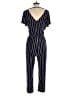 Express Stripes Blue Jumpsuit Size S - photo 2