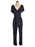 Express Stripes Blue Jumpsuit Size S - photo 1