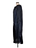 Line & Dot 100% Polyester Black Blue Casual Dress Size L - photo 5