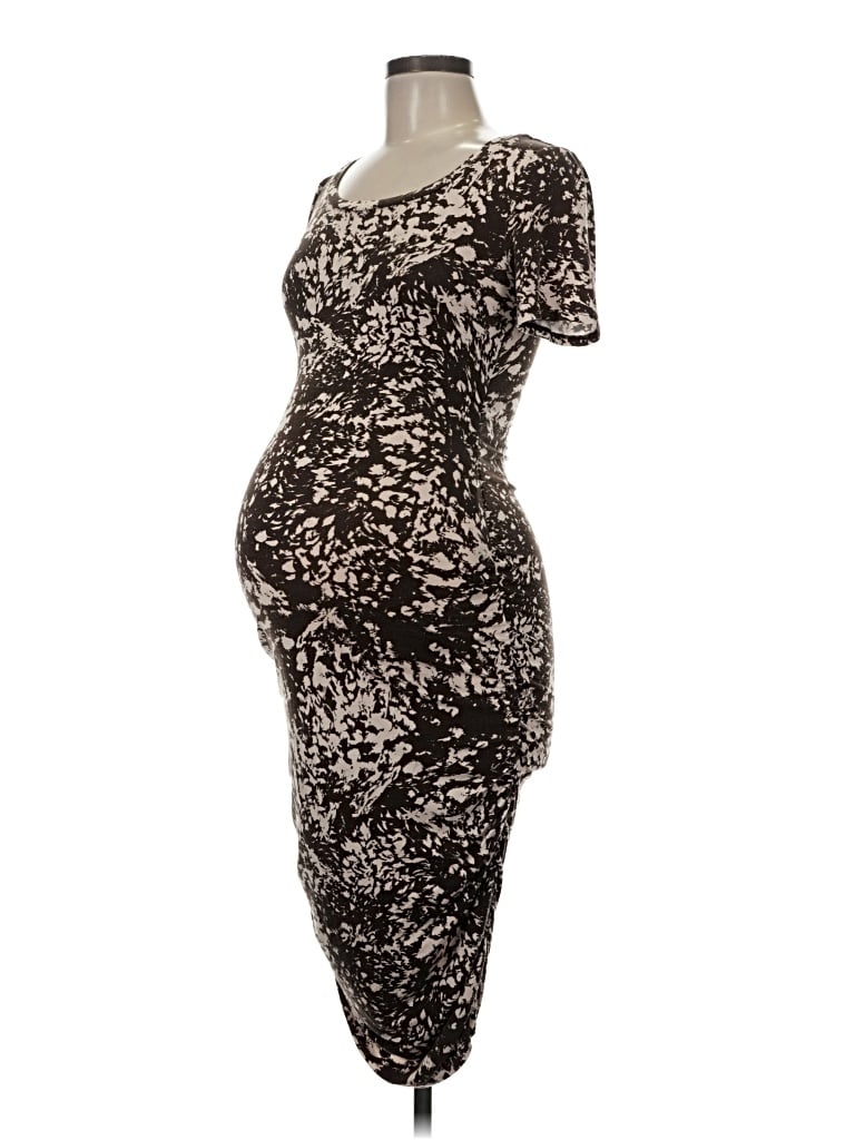 Pre-owned A Pea In The Pod Cocktail Dress In Black