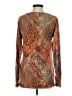 Soft Surroundings Brown Long Sleeve Blouse Size S - photo 2
