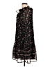 Old Navy 100% Polyester Floral Black Casual Dress Size L - photo 5