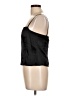 Worth 100% Silk Black Leather Top Size 10 - photo 5