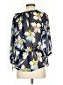 Old Navy 100% Polyester Blue 3/4 Sleeve Blouse Size S - photo 2