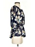 Old Navy 100% Polyester Blue 3/4 Sleeve Blouse Size S - photo 4