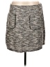 Ann Taylor LOFT Tweed Gray Casual Skirt Size L - photo 1