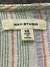 Max Studio 100% Cotton Stripes Gray Casual Dress Size XS - photo 4