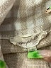 Mystree Plaid Ivory Coat Size S - photo 6