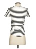 Marled Stripes Ivory Short Sleeve Turtleneck Size XS - photo 2