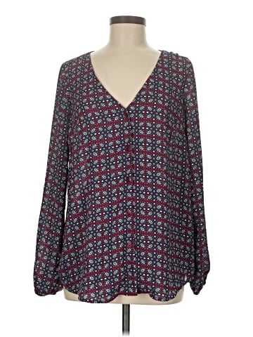 Just Fab Long Sleeve Blouse (view 1)