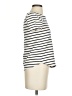 Marled Stripes Ivory Short Sleeve Turtleneck Size XS - photo 4