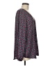 Just Fab Blue Long Sleeve Blouse Size M - photo 4