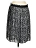 AK Anne Klein 100% Polyester Silver Casual Skirt Size 2 - photo 1