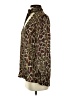 Zara Animal Print Brown Long Sleeve Blouse Size S - photo 5