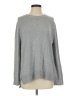 Ella Moss Solid Gray Pullover Sweater Size S - photo 1