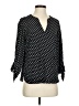 MICHAEL Michael Kors Polka Dots Black 3/4 Sleeve Blouse Size S - photo 1