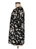 Unbranded Floral Black Short Sleeve Blouse Size M - photo 5