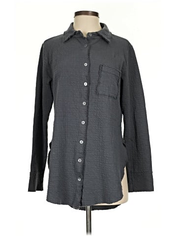 Cut Loose Long Sleeve Button-Down Shirt (view 1)