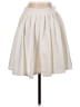 Blaque Label 100% Polyester Solid Ivory Formal Skirt Size S - photo 1