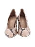 Aldo Animal Print Ivory Tan Heels Size 6 1/2 - photo 2