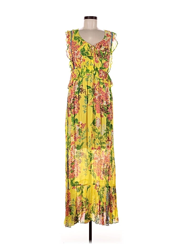 Pre-owned Plenty By Tracy Reese Casual Dress In Yellow
