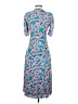 Unbranded Floral Blue Casual Dress Size XS (estimated) - photo 2