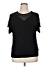 Tahari Black Short Sleeve Top Size XL - photo 1