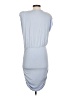 Open Edit Solid Gray Cocktail Dress Size S - photo 2